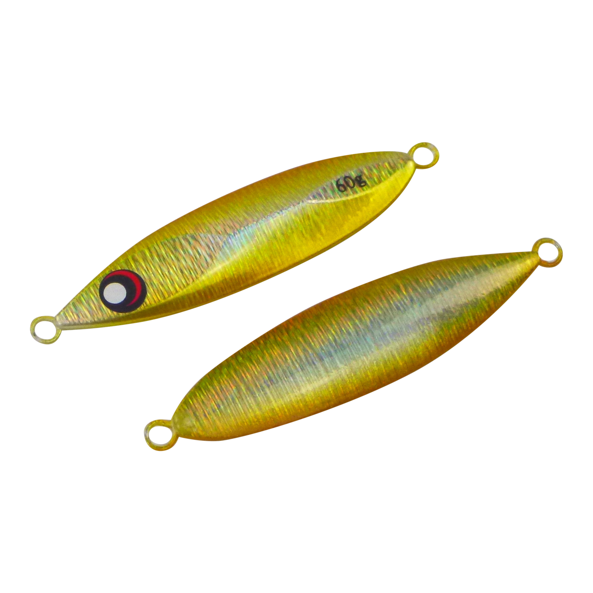 Finesse Slow Pitch Flutter Jig 60g Gold Flash 2 Pack