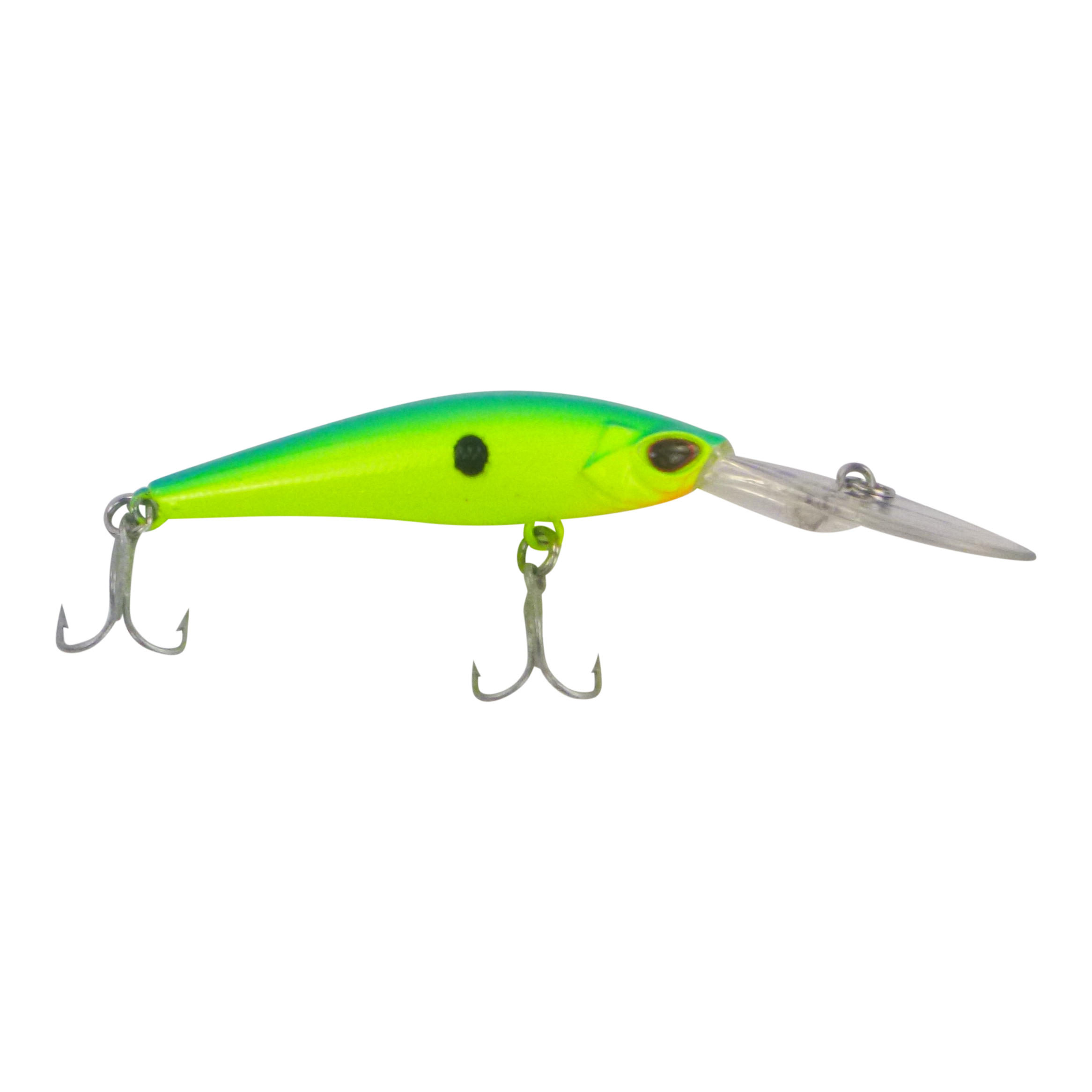 Finesse Wobbler Diving Lure Ballistic Green 90mm