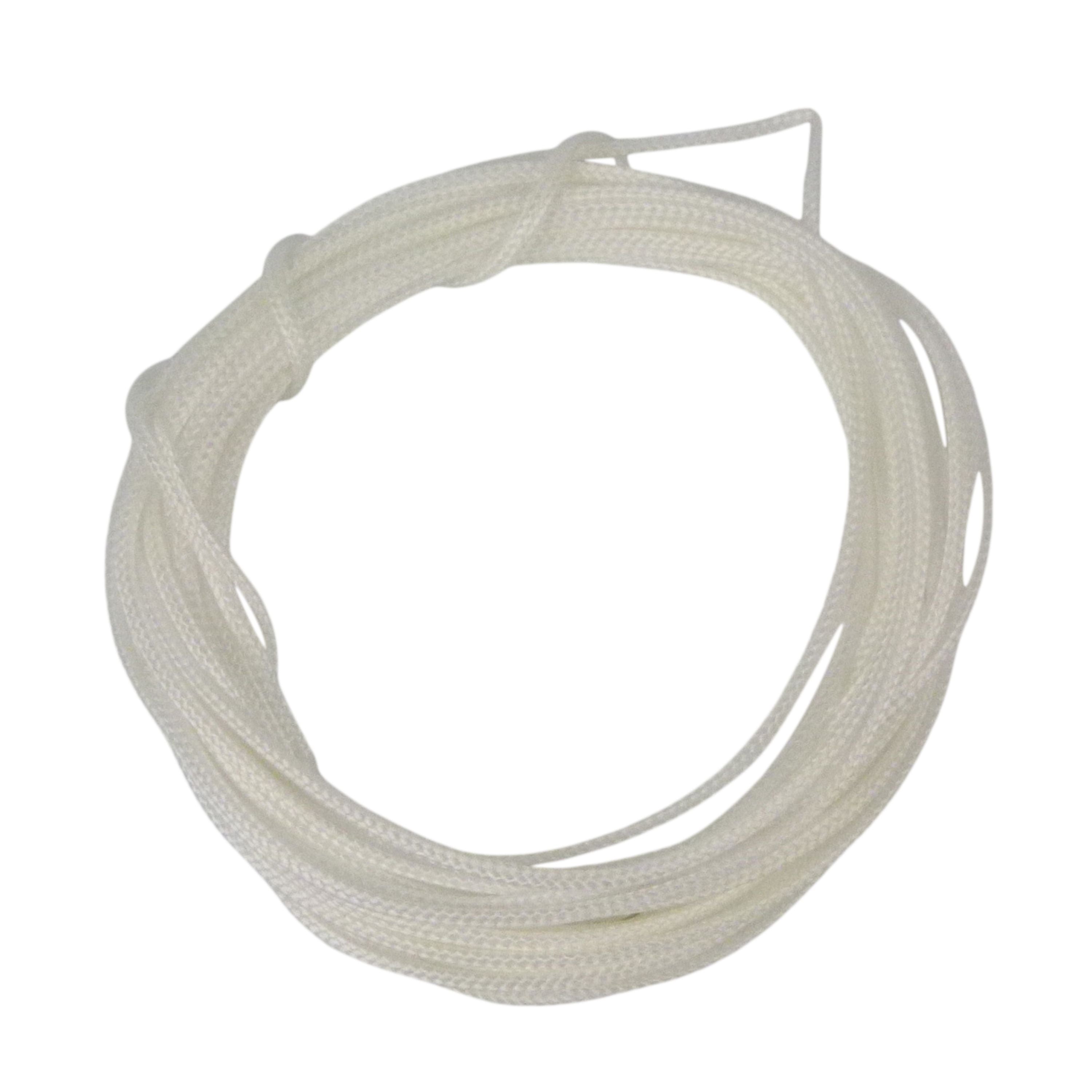 Swimerz Braided PE Hollow Core Assist Line White 100kg 5m