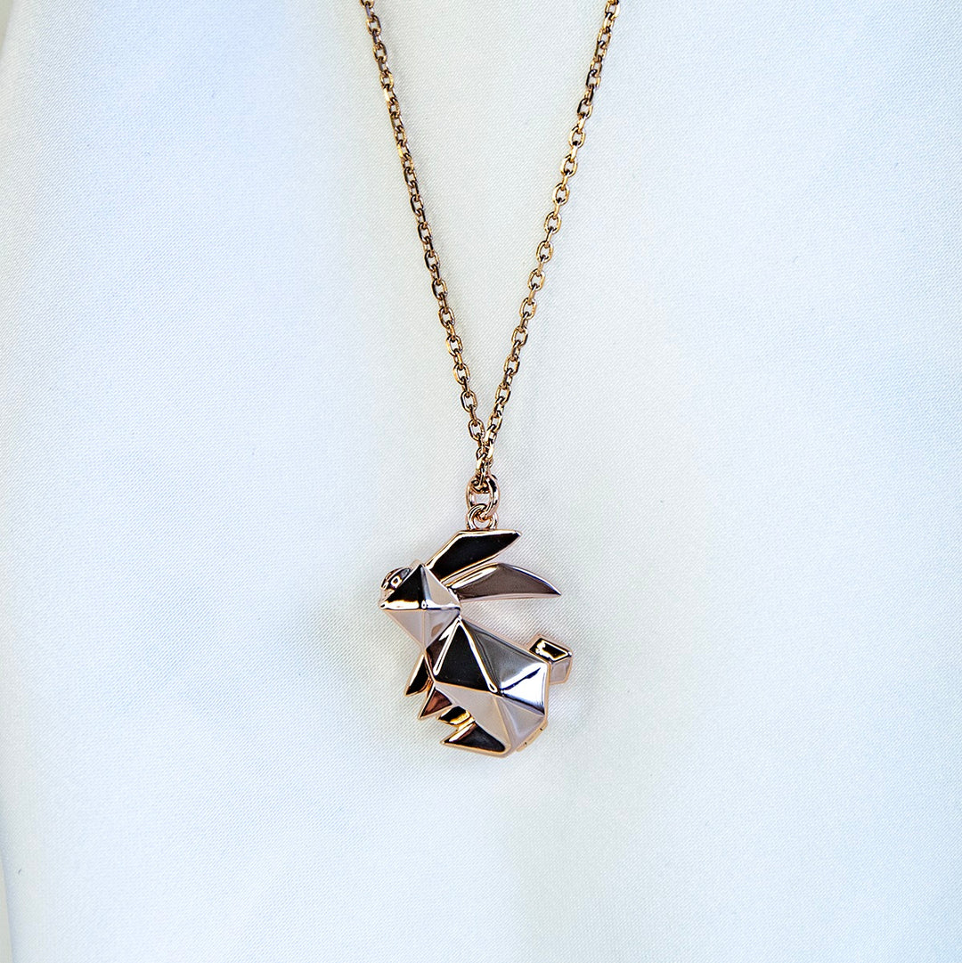 Gift Box - Rabbit Rose Gold Aroma Necklace + Purify Oil Blend - Image 5