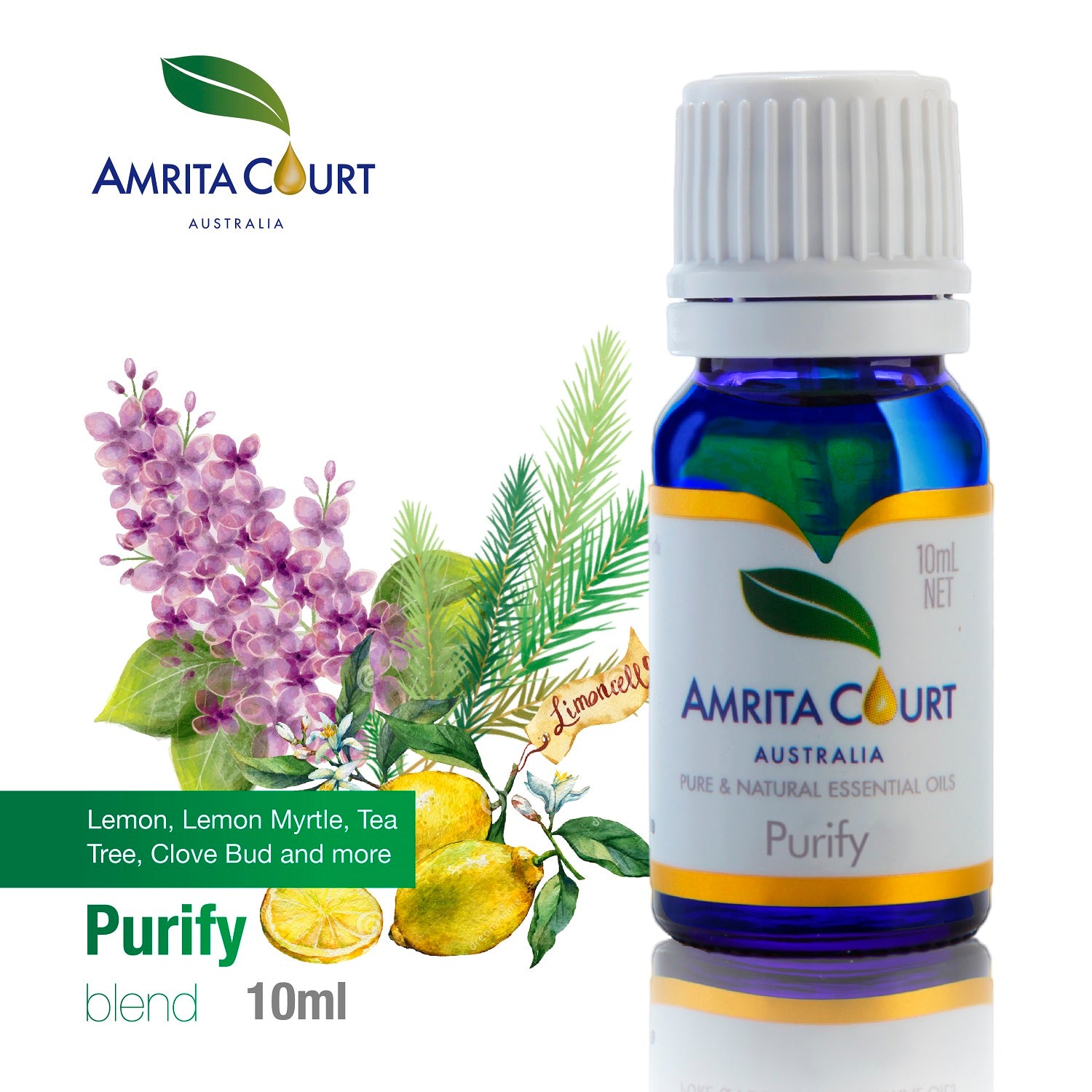 Gift Box - Heart Lock White Gold Aroma Necklace + Purify Oil Blend - Image 10