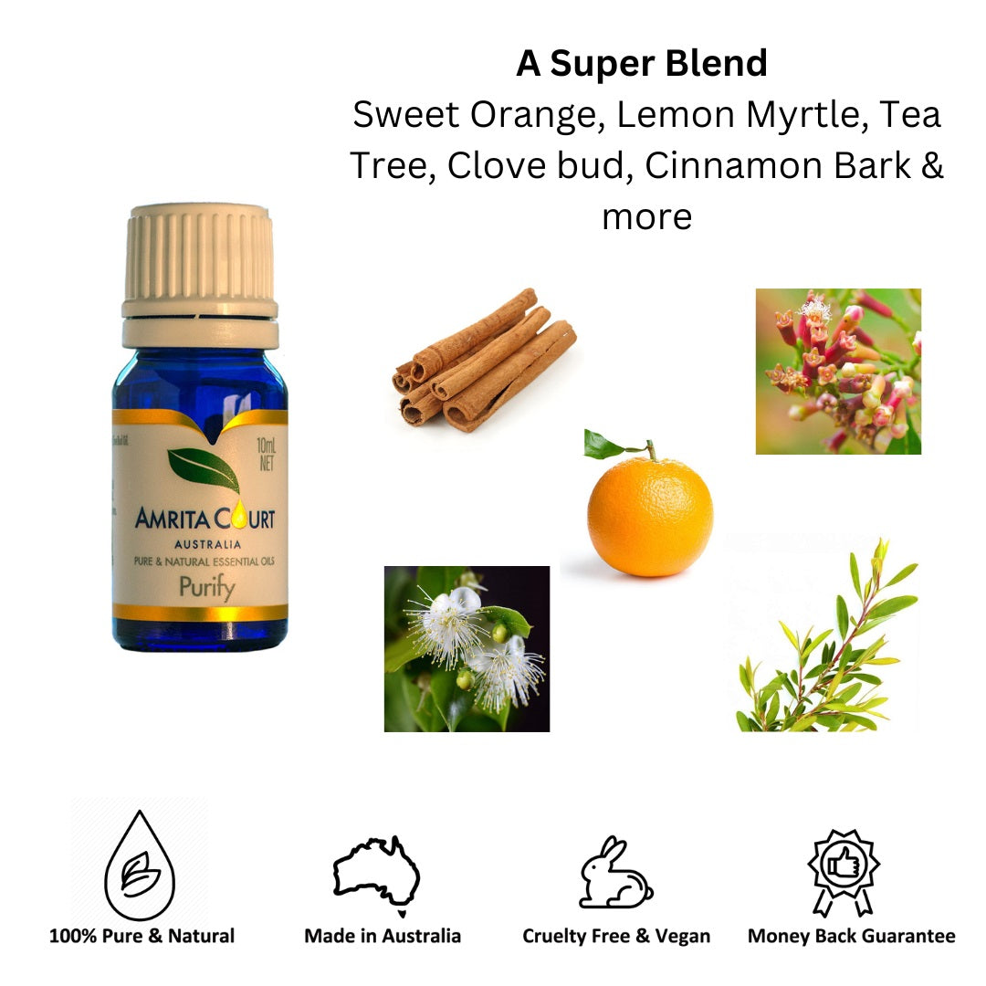 Gift Box - Heart Lock White Gold Aroma Necklace + Purify Oil Blend - Image 11