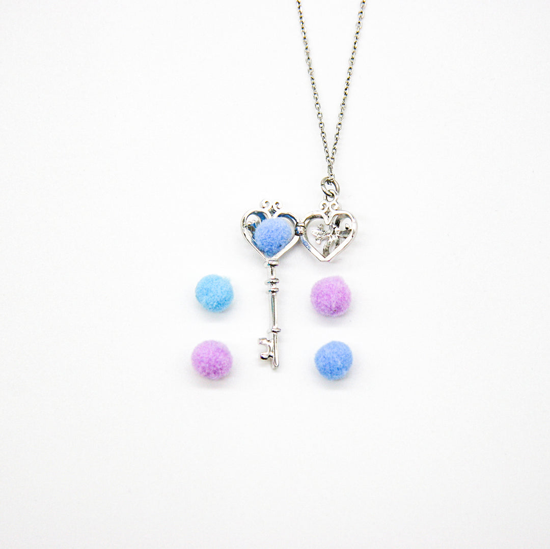 Gift Box - Key White Gold Aroma Necklace + Purify Oil Blend - Image 6