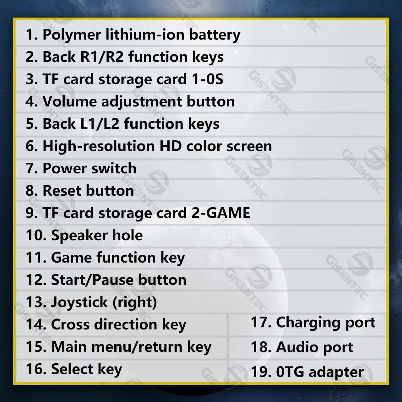 Retro Portable Handheld Console - 128GB, 2 Cards, Dual Joysticks (Black) - Image 5
