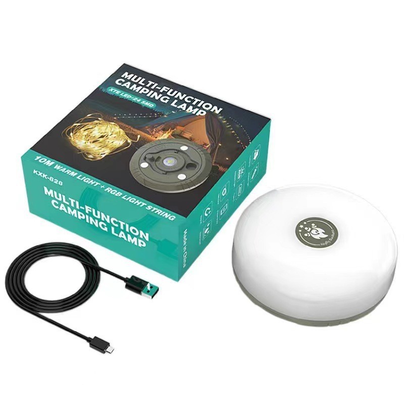 L828 10m LED Color Camping Light Tape Measure 2000mAh Battery