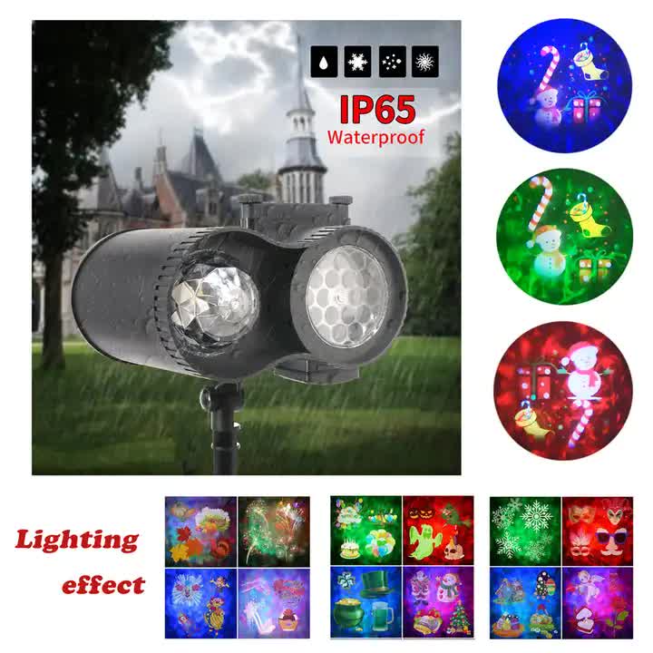 Lawn Dual Tube LED Projection Light - Bracket Mount - Image 2