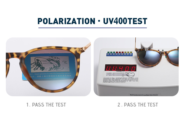Black Stylish Polarized UV Protection Sunglasses - Image 2