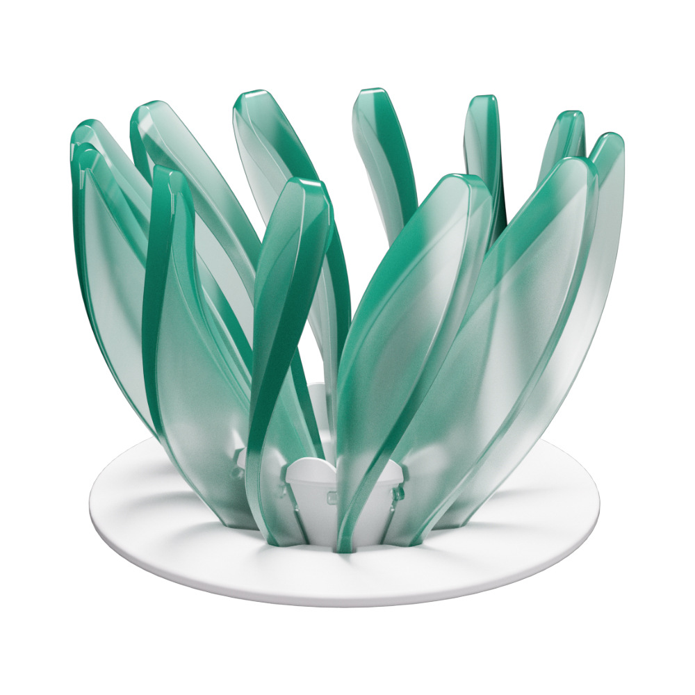 V60 Pour Over Coffee Dripper Cone - Green with White Base