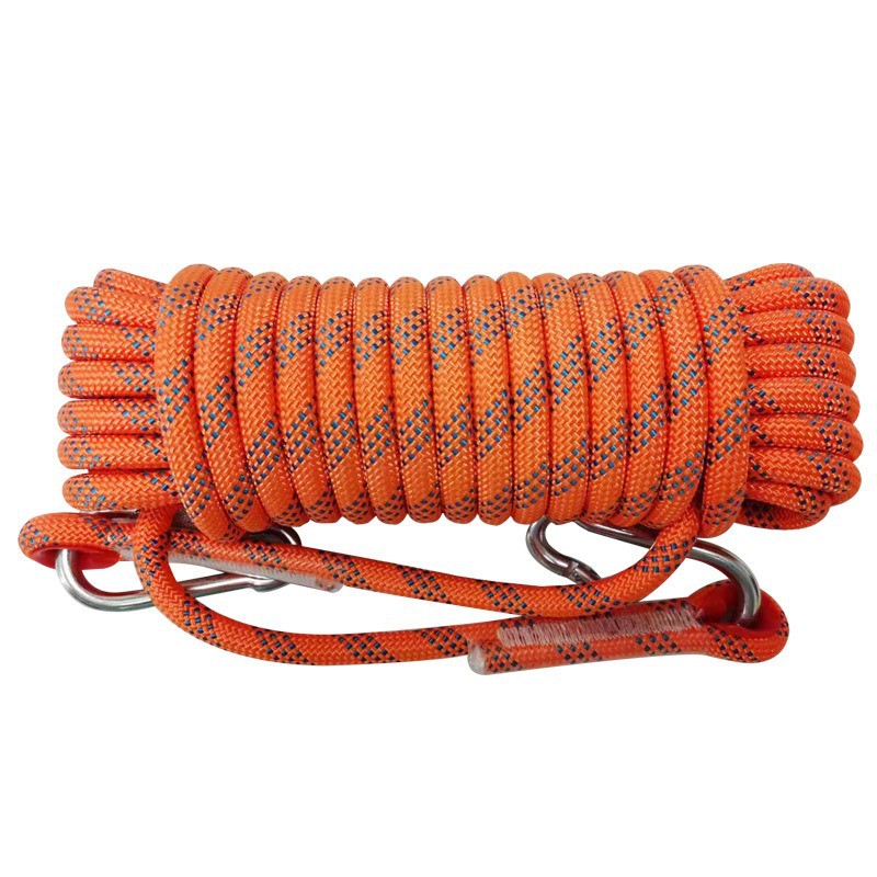 Orange Polyester Without Wire Core Clothesline Set 2-Pack 10m