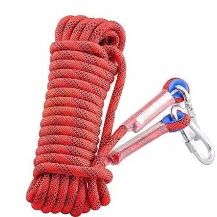 Red Polyester Without Wire Core Clothesline Set 2-Pack 15m