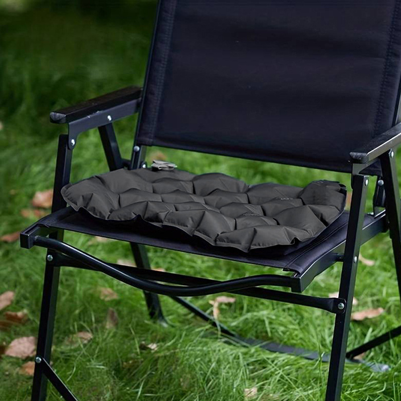 Green Portable Inflatable Seat Cushion 40x30x5cm - Image 3