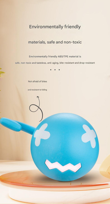 Rechargeable Self-Rolling Blue LED Interactive Cat Toy - Image 7