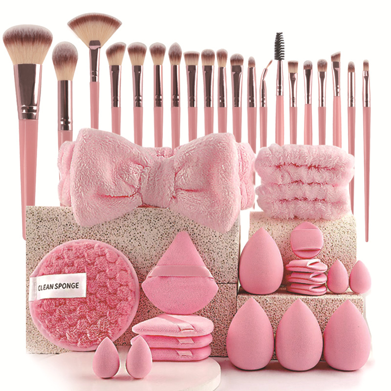 40-Piece Ultimate Beauty Tool Kit - Pink