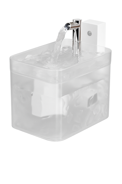 Matte White 1.5L Wireless Sensor Filtered Pet Water Fountain