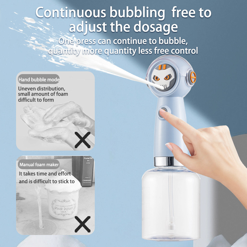 White Electric Pet Shampoo Foamer Gun with Quiet Operation - Image 2