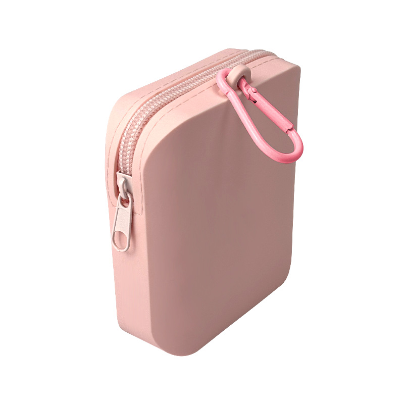 Pink Silicone Dog Treat Pouch Set Of 2 Waterproof For Training