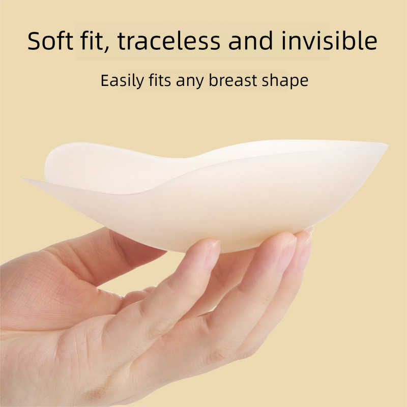 Size M 3 Pairs Skin Color Reusable Silicone Breast Lift Nipple Covers - Image 3