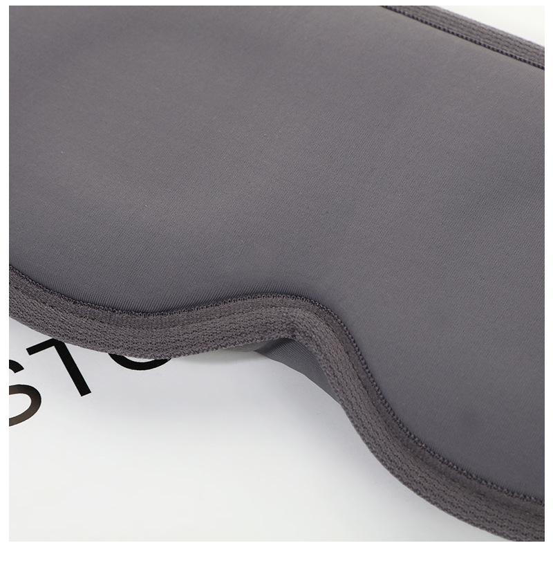2 Pcs Grey 3D Contoured Eye Mask Total Blackout Memory Foam - Image 6