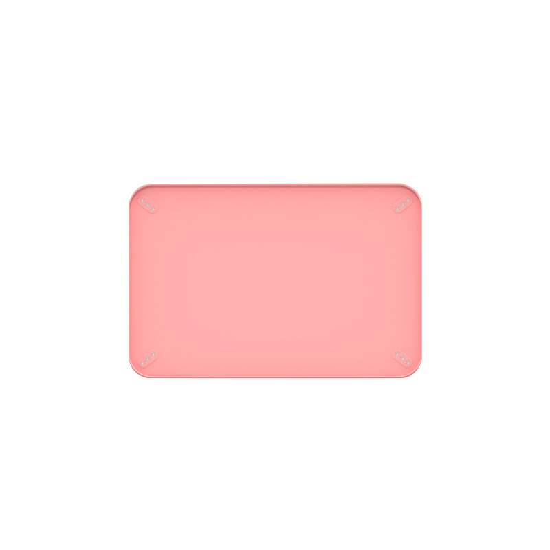 Pink Reusable Silicone Pet Pee Pad Holder - Non-Slip Training Tray with Spill-Proof Edges (62cm x 42cm)