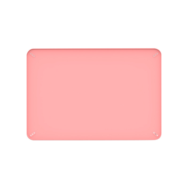 Pink Silicone Pet Pee Pad Holder With Spill Proof Edges 81x54cm