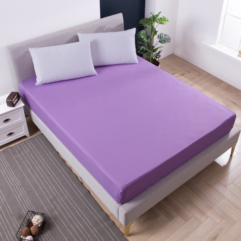 Purple Queen Waterproof Fitted Mattress Protector 152x190x30cm