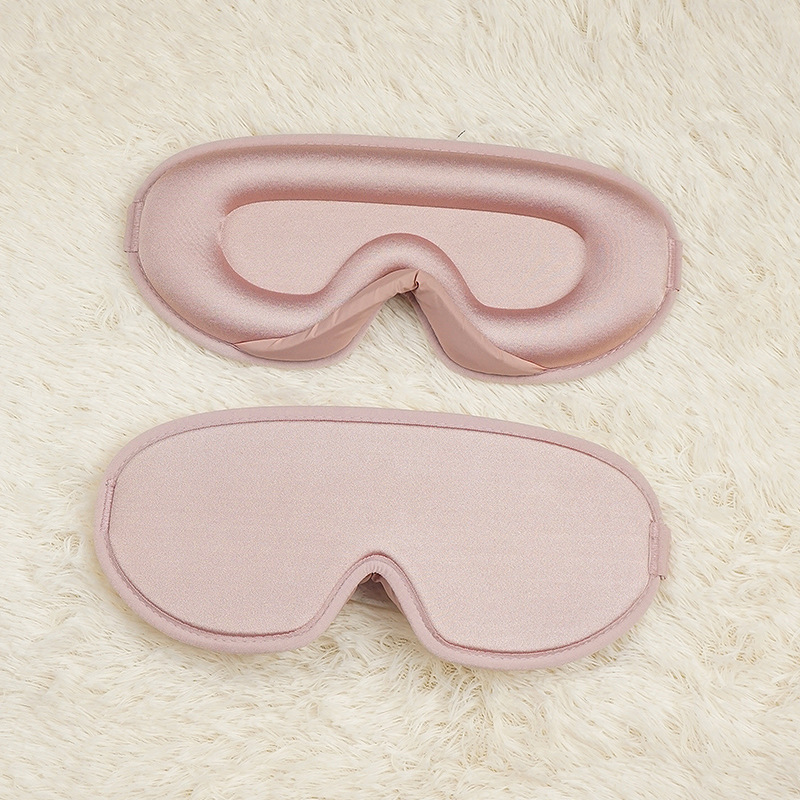 Pink 2-Pack 3D Memory Foam Blackout Sleep Eye Mask