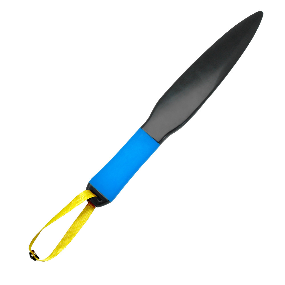 Blue Handle Yellow Lanyard Heavy Duty Dog Training Pry Stick 35cm