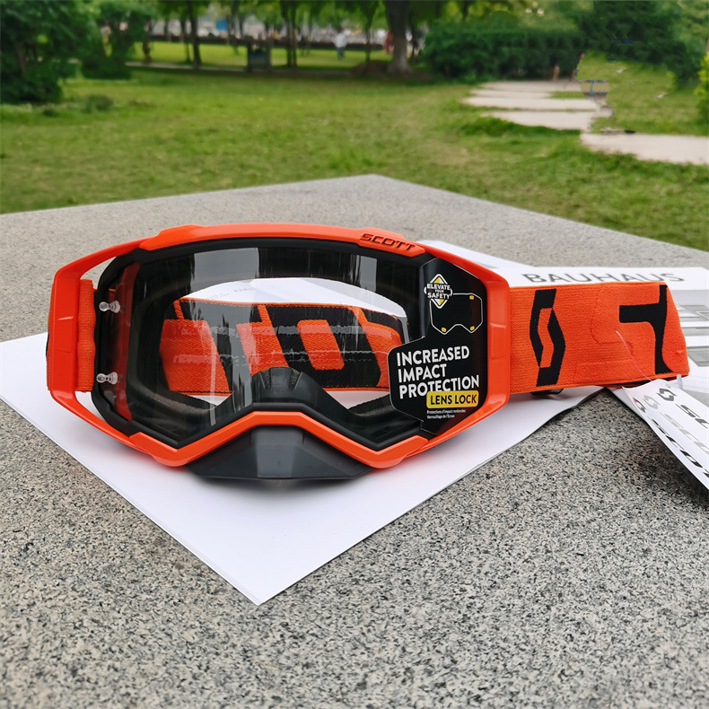 Performance Motocross & Off-Road Goggles - Orange Frame