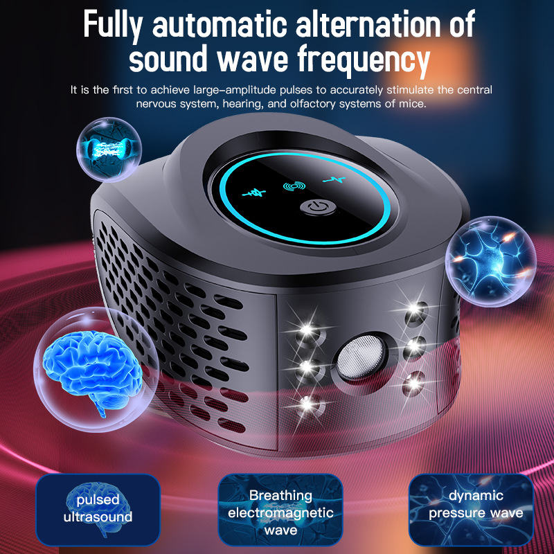 Advanced Ultrasonic Pest Repeller - Black