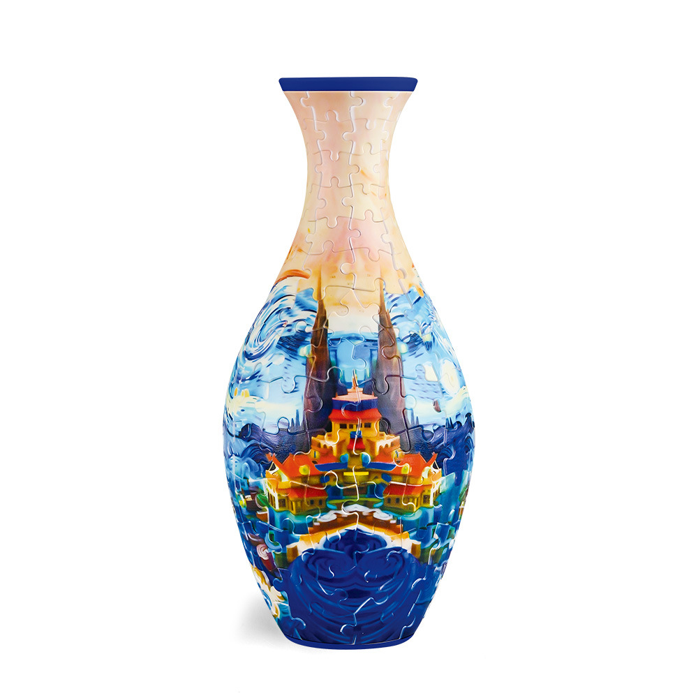 Castle Unique 3D Puzzle Vase with Water Holder