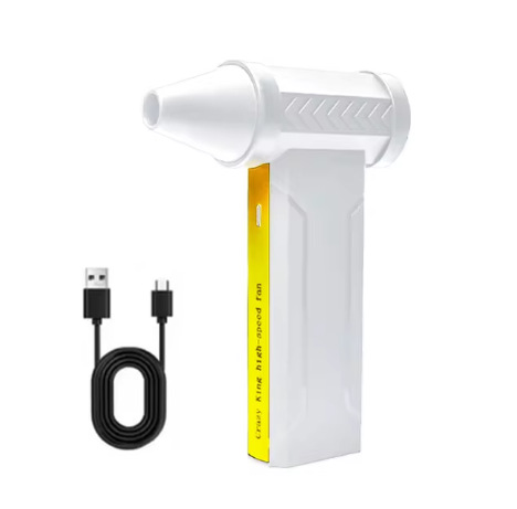 Portable Jet Fan 200W Powerful Handheld Air Duster White