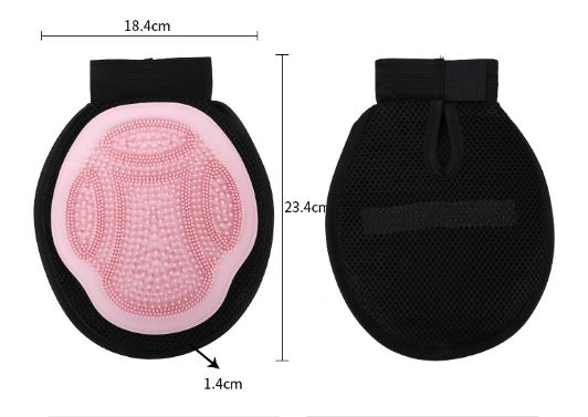 Green 3 Pack Gentle Pet Grooming Glove For Dogs And Cats - Image 3