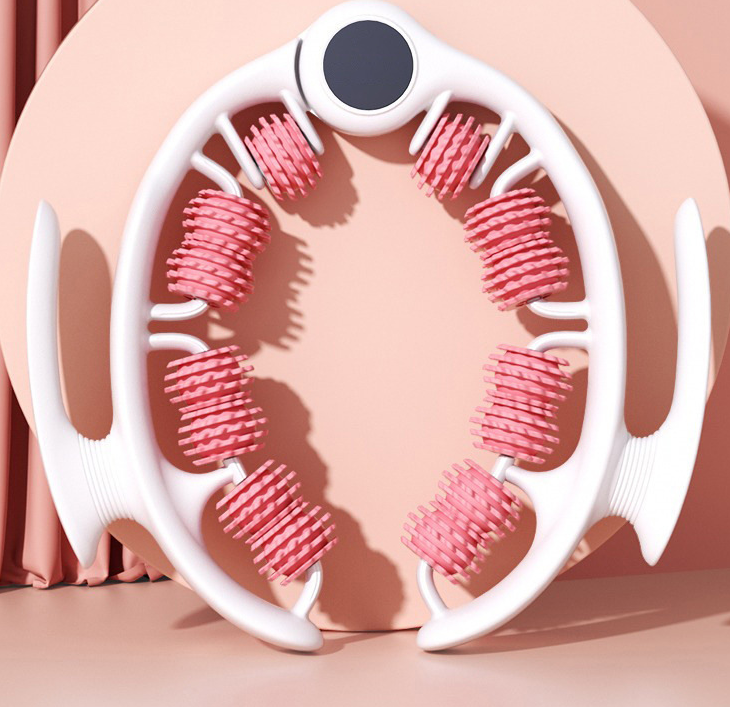 Pink Ergonomic U-Shape Leg Roller