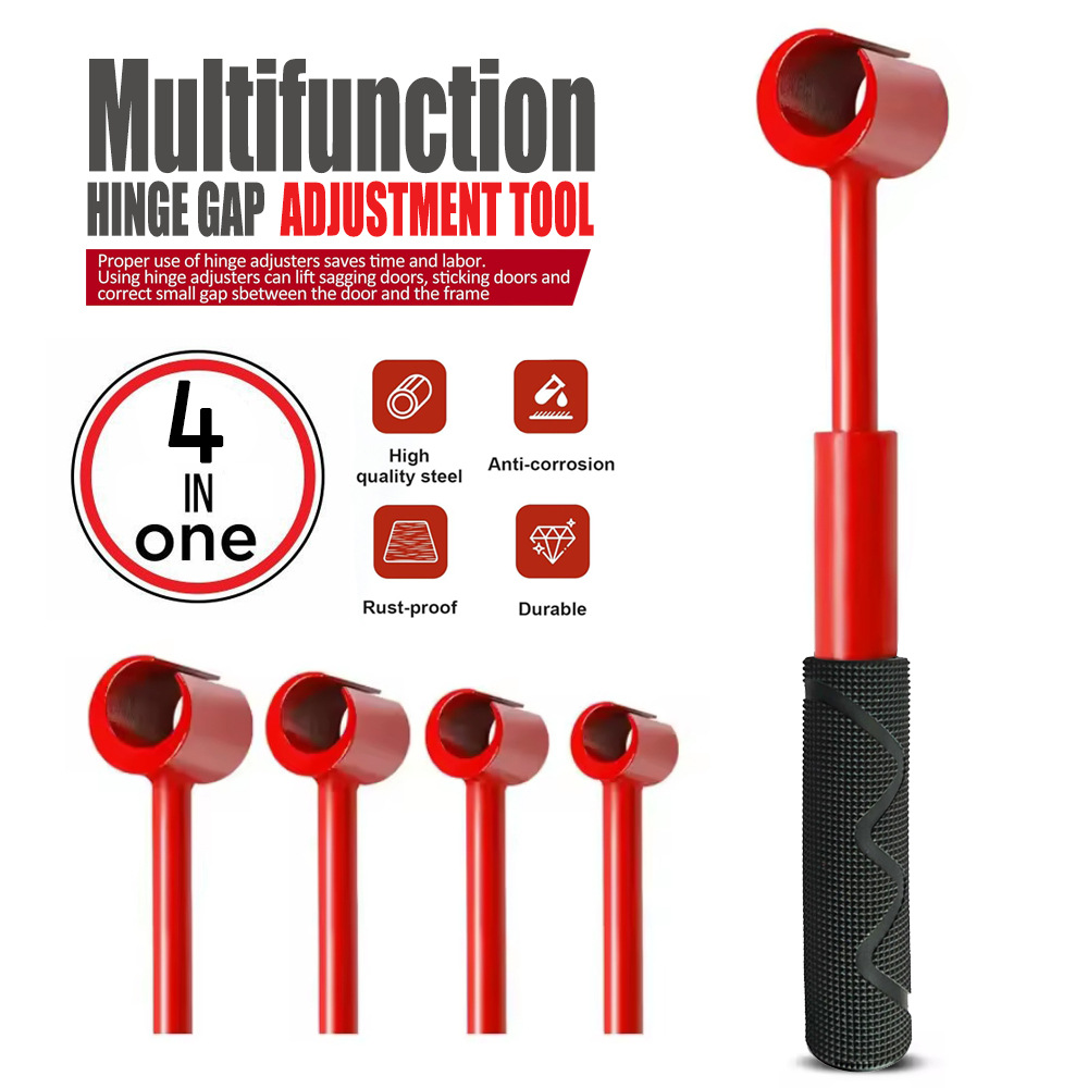 Heavy-Duty 4-in-1 Door Hinge Adjustment Tool