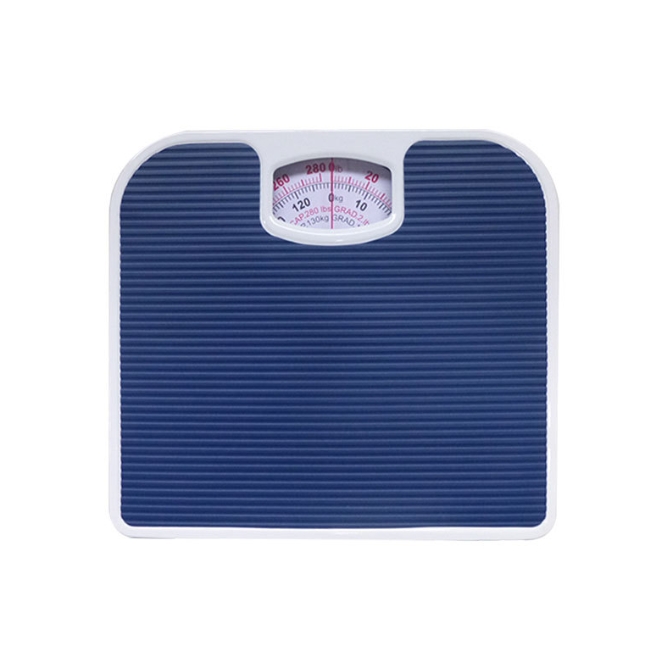 Blue Classic Mechanical Bathroom Scale Battery-Free Analog