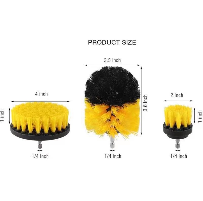 26-Piece Ultimate Car Detailing Kit with Drill Brushes and Polishing Pads - Image 4