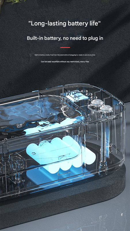 Pink Portable Ultrasonic Cleaner 45kHz - Image 5