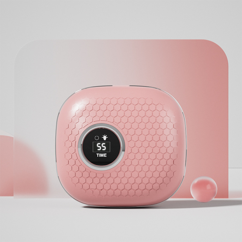 Pink Portable Ultrasonic Contact Lens Cleaner