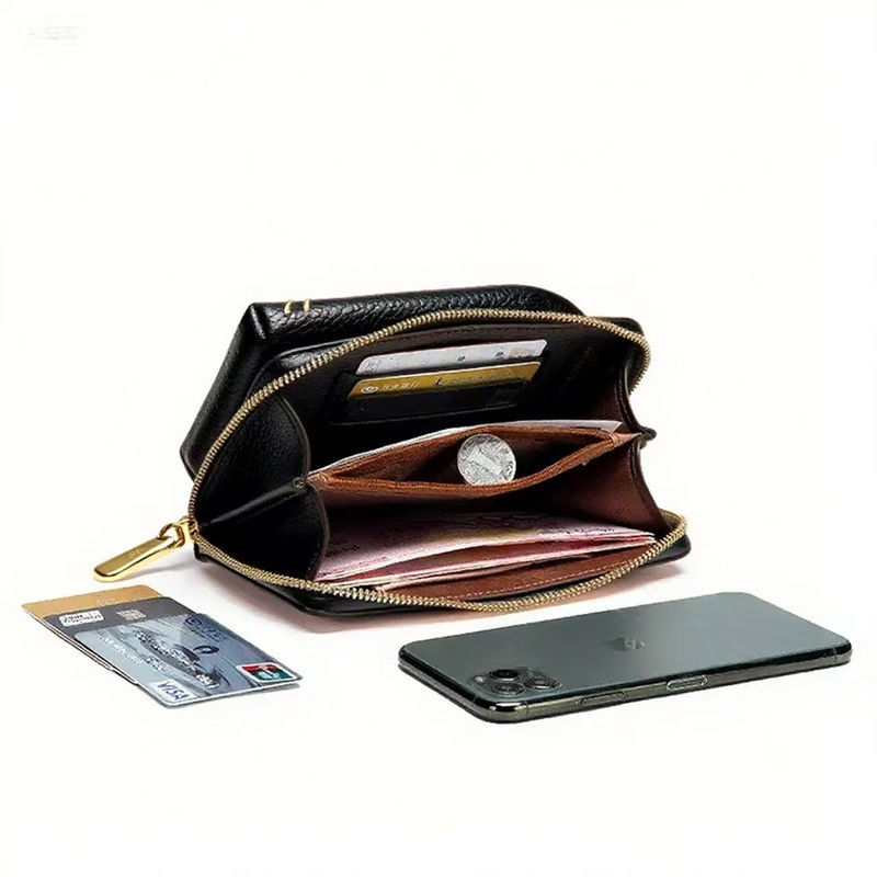 Pink Embroidered Crossbody Phone Wallet - Image 2