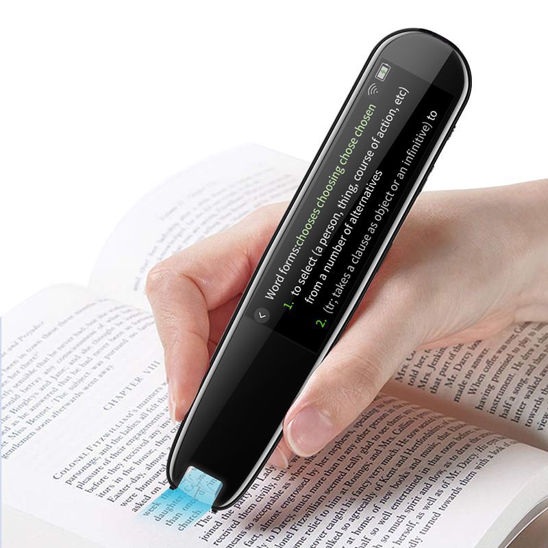 Smart AI Scan and Voice Translator Pen 112+ Languages Black
