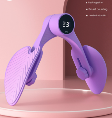 Purple Smart Kegel and Thigh Master with Counter