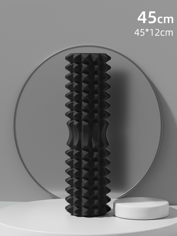 Black High-Density 3D Trigger Point Foam Roller