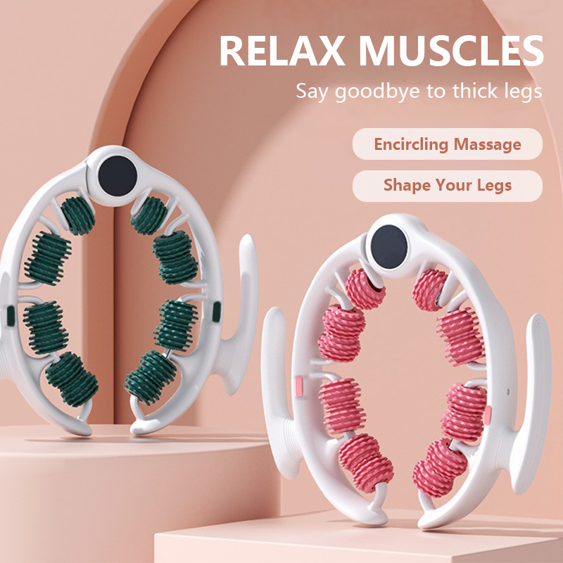 Pink U-Shape 360 Degree Massage Roller - Image 3