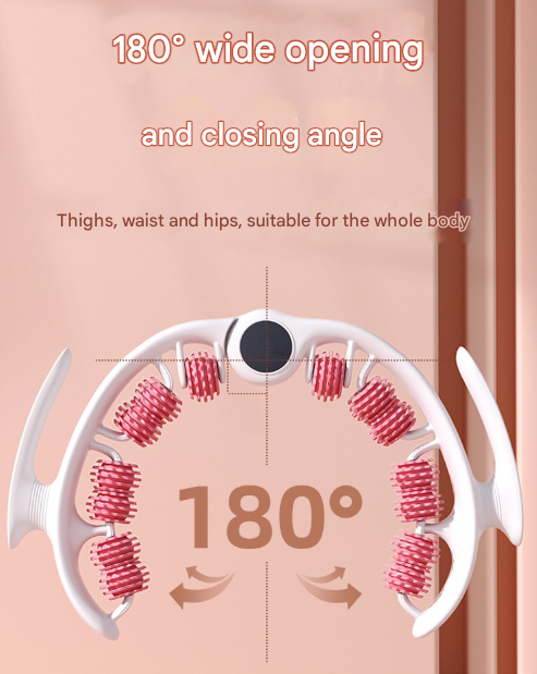 Pink U-Shape 360 Degree Massage Roller - Image 7