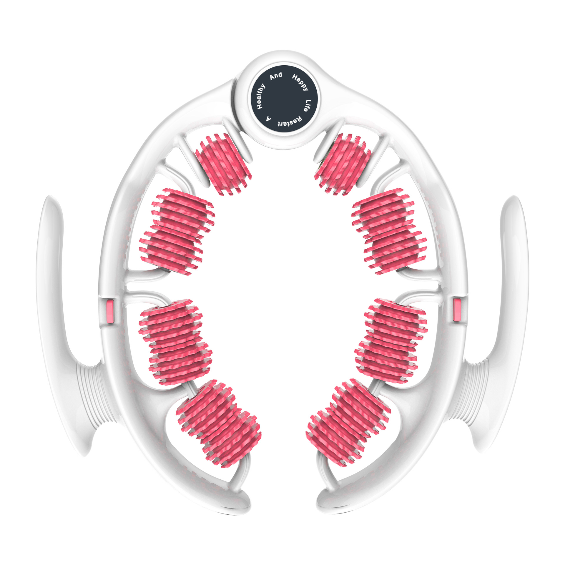 Pink U-Shape 360 Degree Massage Roller
