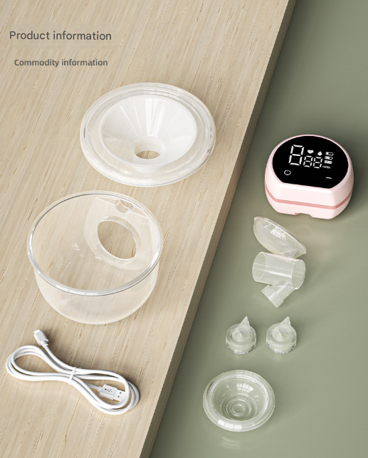 Pink Hands-Free Wearable Electric Breast Pump - Image 7