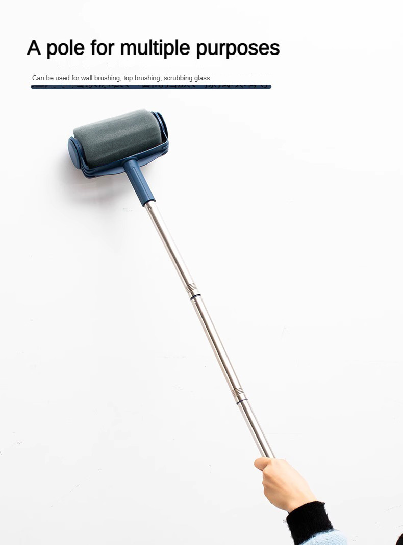 Dark Blue Grey Pro Refillable Paint Roller Set - Image 6