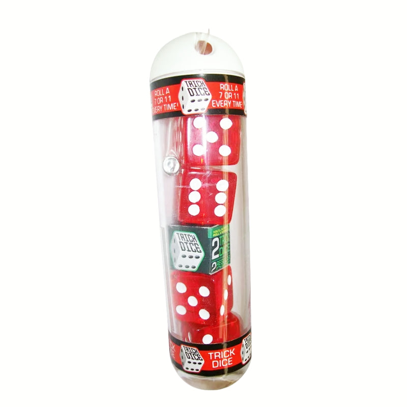 4 x Tubes Magic Trick Dice Roll A 7 or 11