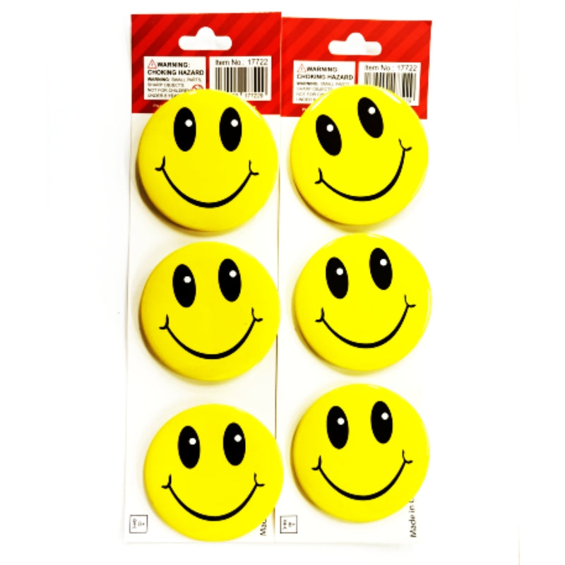 Smiley Face Badges Small 3cm