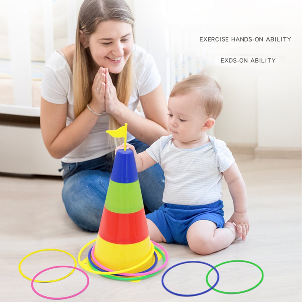 Kids Ring Toss Game Educational Toy - Image 4